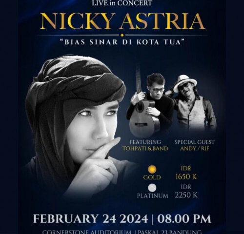 Karcis.id Jadi Official Ticket Box Partner Konser Nicky Astria